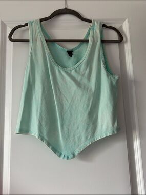 wild fable Mint Scoop Neck Cropped Tank